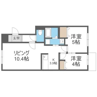 NRJニシオカ【3階】の間取り
