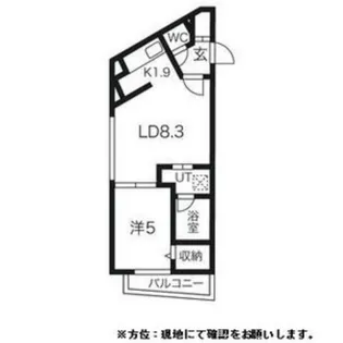 AZUL Ⅳ(アズール)【201号室】の間取り