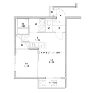 アスウェル美園フレット【2階】の間取り