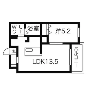 ポラリス美園【402号室】の間取り