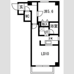 ラ・コンテ栄通【406号室】の間取り