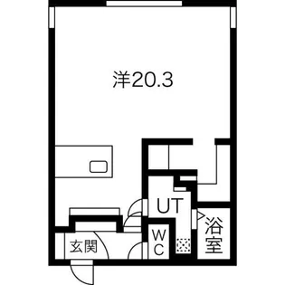 RESIDENCE SAPPORO KOULI【2階】の間取り