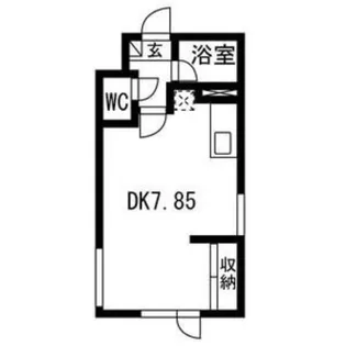 レスペデザ菊水【1階】の間取り