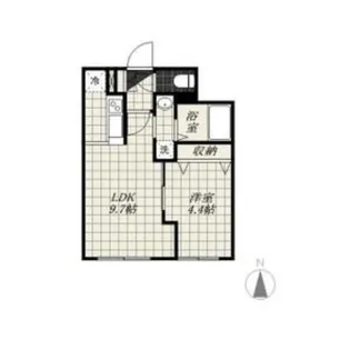 INFINITY南平岸【3階】の間取り