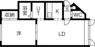 ウィンディー東札幌【103号室】の間取り
