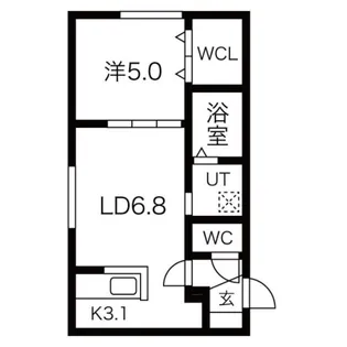 fair bianca uno(フェアビアンカ・ウーノ)【2階】の間取り