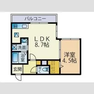 Parc Cote Misono(パルクコート美園)【3階】の間取り