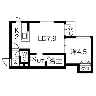 ラージヒル中の島【3階】の間取り