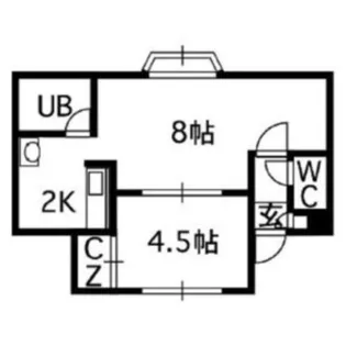 ロリエ南郷【1階】の間取り