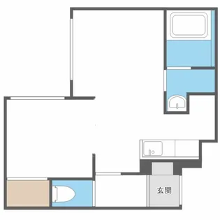 グランシード月寒西【302号室】の間取り