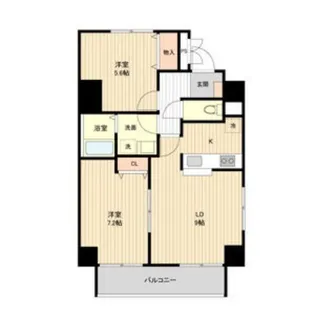 アーバンフラッツ豊平4条【5階】の間取り