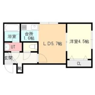 マープル平岸【403号室】の間取り
