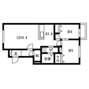NRJニシオカ【3階】の間取り