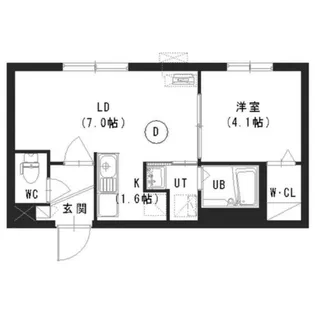 レクスベイル平岸 【2階】の間取り