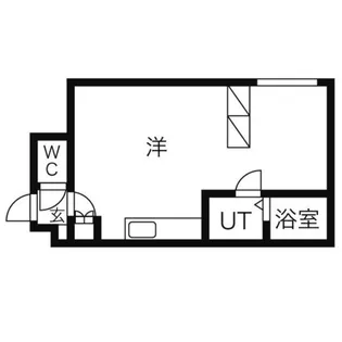 カメリア南郷【103号室】の間取り