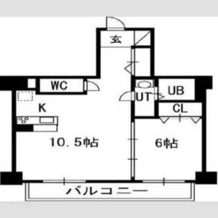 S-FORT南郷通【80y号室】の間取り