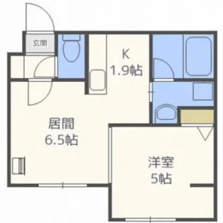 ブランノワール本郷通【408号室】の間取り