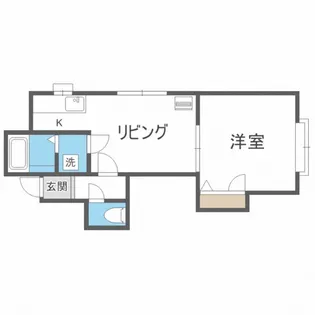 ルーベンス平岸【103号室】の間取り