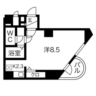 ベルヴィコート豊平IV【5階】の間取り