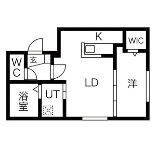ルーチェ月寒東【2階】の間取り