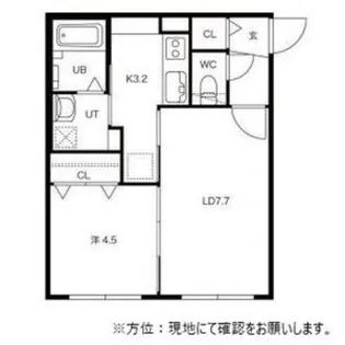 VIALATTEA美園(ヴィアラッティア美園)【3階】の間取り