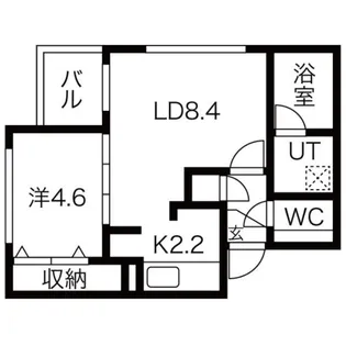 FINO中島公園Ⅰ【3階】の間取り