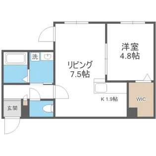 ナツゲン栄通20【4階】の間取り