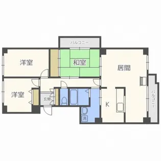 ベルシティ20【1101号室】の間取り