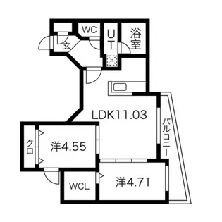 MCdIARMID(マクダミド)【307号室】の間取り