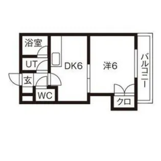 リゾルテ白石【102号室】の間取り