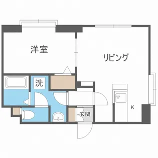コーポライラック【203号室】の間取り