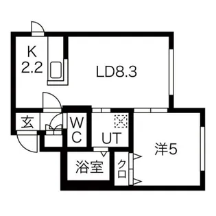 BIRTH【3階】の間取り
