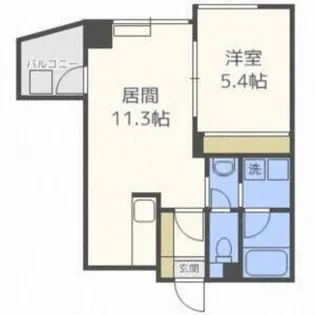 サムティ学園前【5階】の間取り