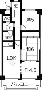 シャトーさわだ【508号室】の間取り