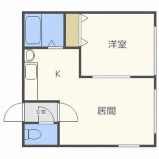 エルドノール平岸【201号室】の間取り