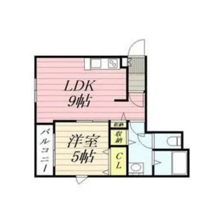 カーム19【205号室】の間取り