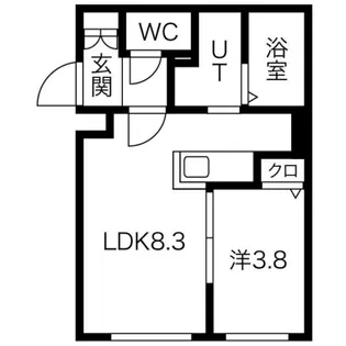 モア南郷【2階】の間取り