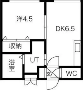 Winnie L'ourson(ウィニールルソン)【4階】の間取り