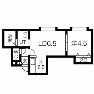 ジュピターI【207号室】の間取り