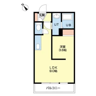 オリエントコート学園前【4階】の間取り