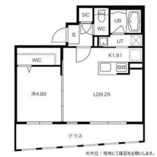 カルグランデ菊水【1階】の間取り