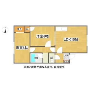 ビバリーハウス福住【4階】の間取り