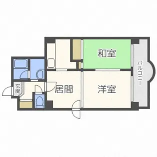 セルシオ11【606号室】の間取り