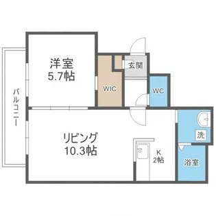 インフィニティ28【3階】の間取り
