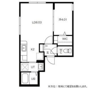Ritz GRANDE中島公園【3階】の間取り
