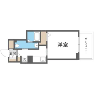 レジディア南1条【5階】の間取り