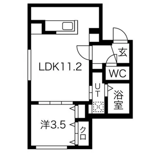 Seleccao南郷(セレソン南郷)【1階】の間取り