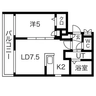 プレミアシティ美園【4階】の間取り