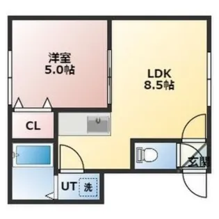 カシーナ平岸高台壱番館【301号室】の間取り