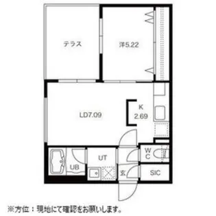 フェーラシュヴァル平岸【1階】の間取り